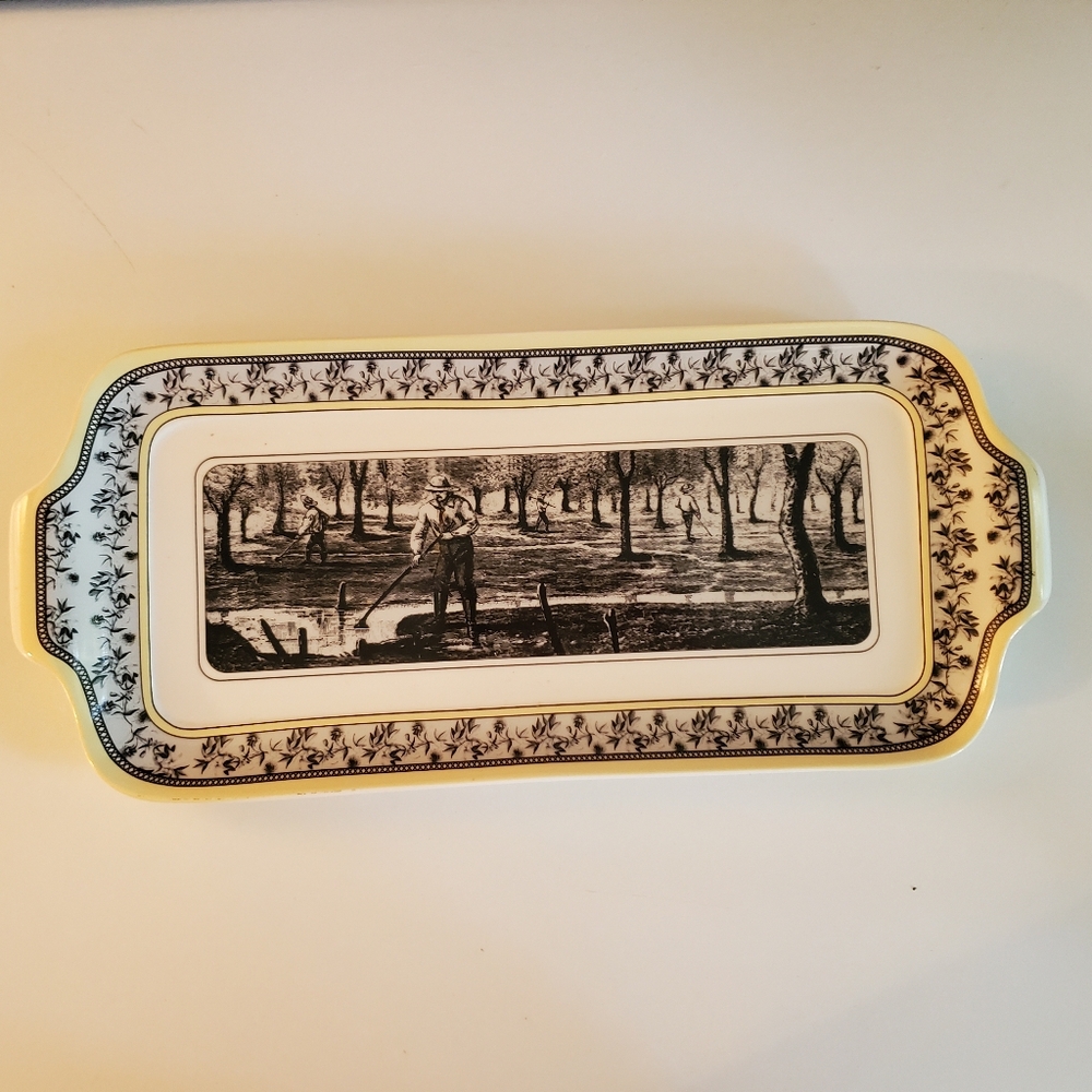 Ceramic Bread or Charcuterie Serving Tray
